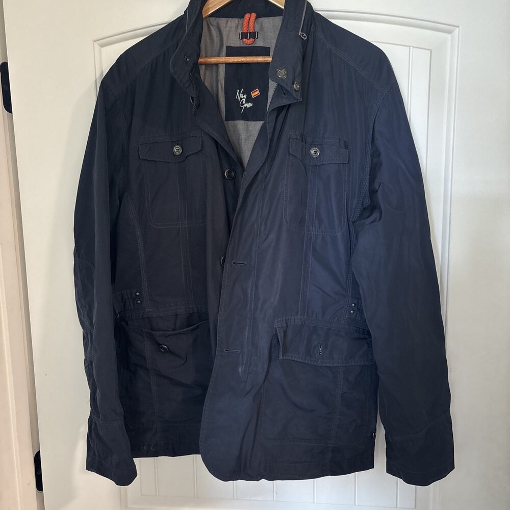 Navy & Green Men’s Blue Large Jacket Greek Fashion